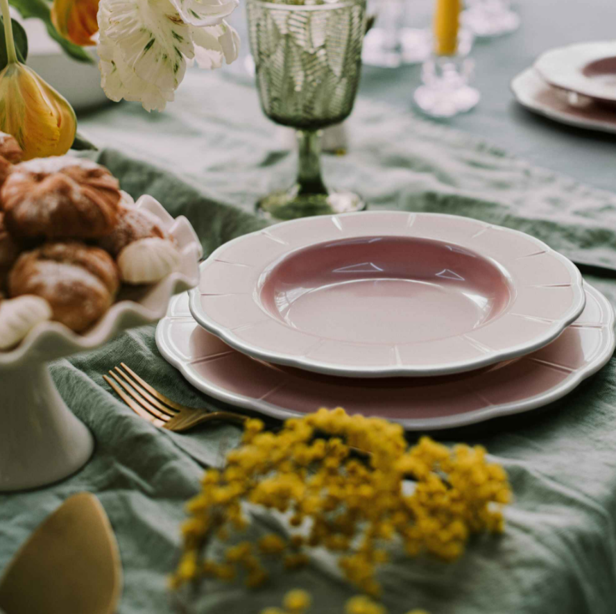 Assiette Plate - Flora