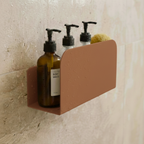 Set Of 2 Shower Shelves - The Resourssant - Terracotta