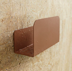Set Of 2 Shower Shelves - The Resourssant - Terracotta