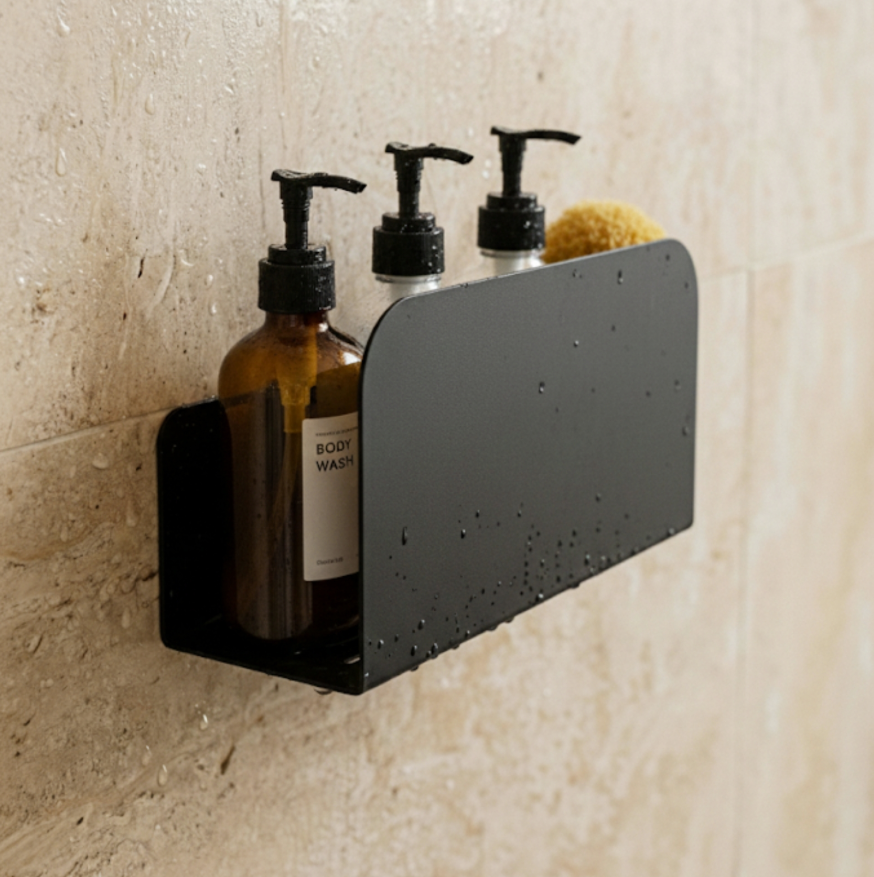 Lot De 2 Étagères De Douche - Le Ressourçant - Noir