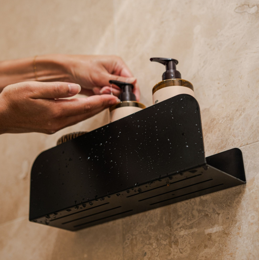 Lot De 2 Étagères De Douche - Le Ressourçant - Noir