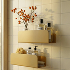 Set Of 2 Shower Shelves - Le Réssourssant - Ocher