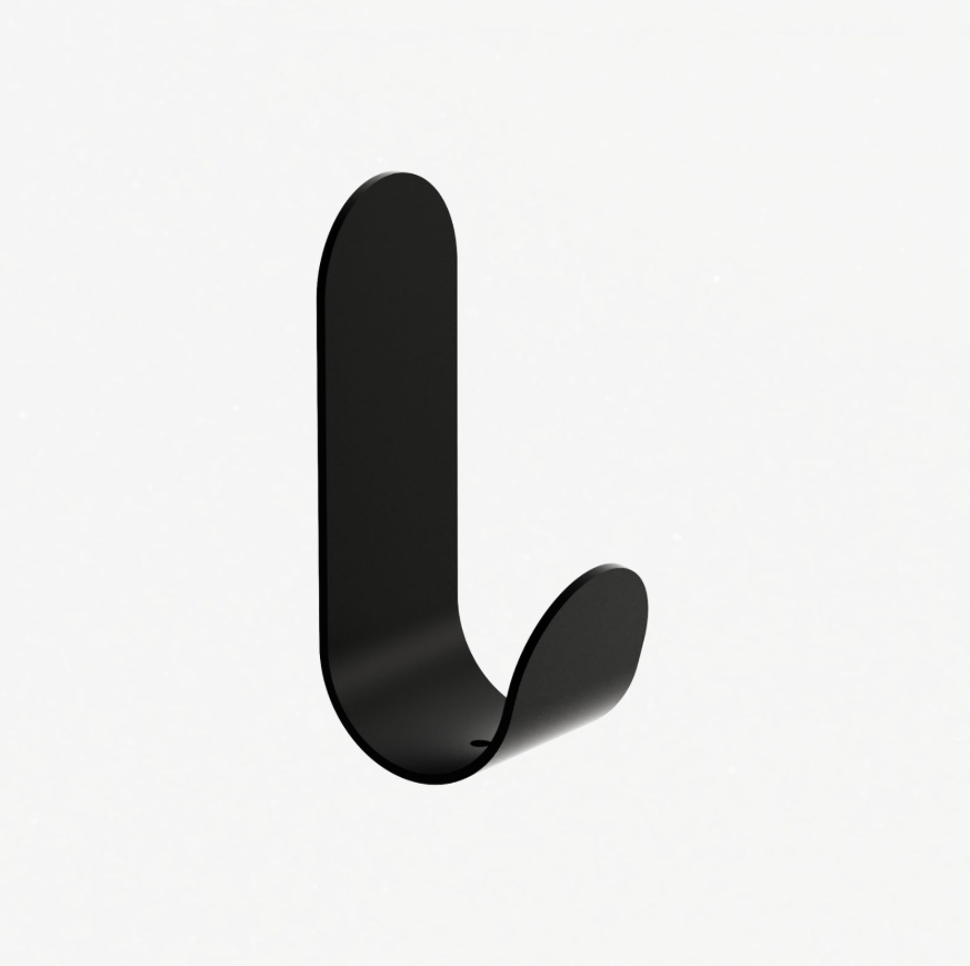 Set Of 3 Coat Hooks - The Evil One - Black