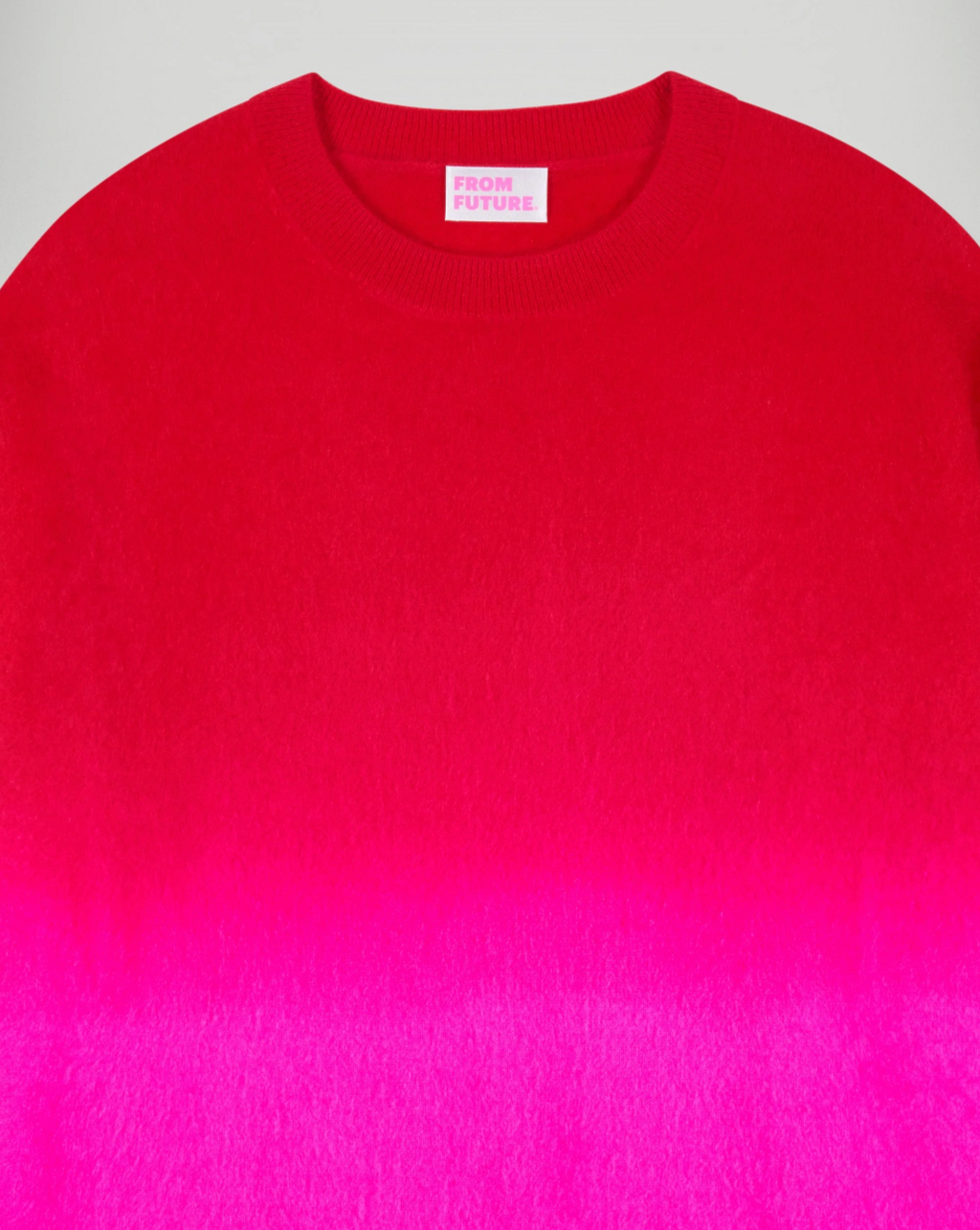 Brushed Cashmere Round-Neck Jumper - Cosmic Pink - Women