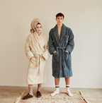 Bathrobe - Organic Cotton - Sand