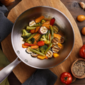 Gourmet - Wok Inox - 28cm
