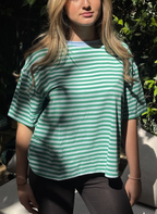 Camiseta Tomy - Azul/Verde
