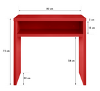 Consola Geraldine Laminada "Flame"