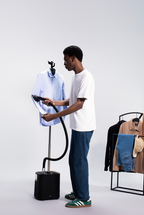 Upright Garment Steamer - Sonia - Black