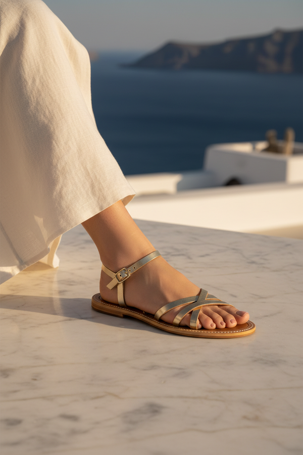 Sandalias Nemira - Oro oscuro