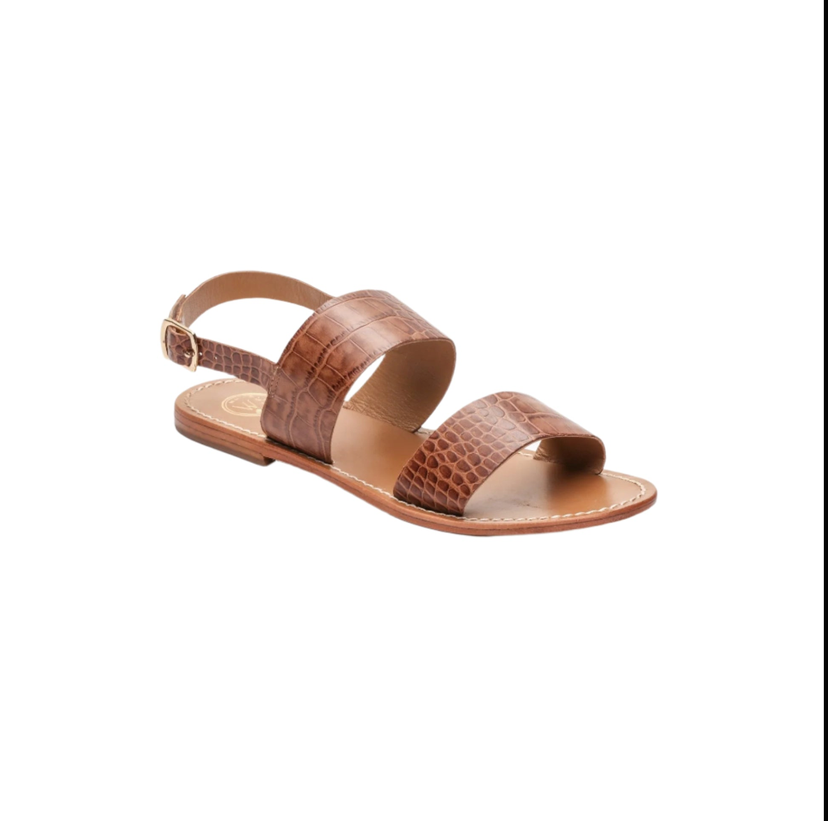 Sandales Diletta - Camel Croco