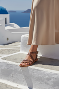Sandales Malini - Croco Camel