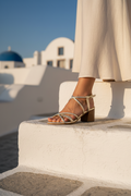 Hyams Heeled Sandals - Gold