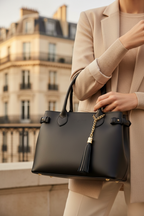 Bolso De Mano Anita - Negro