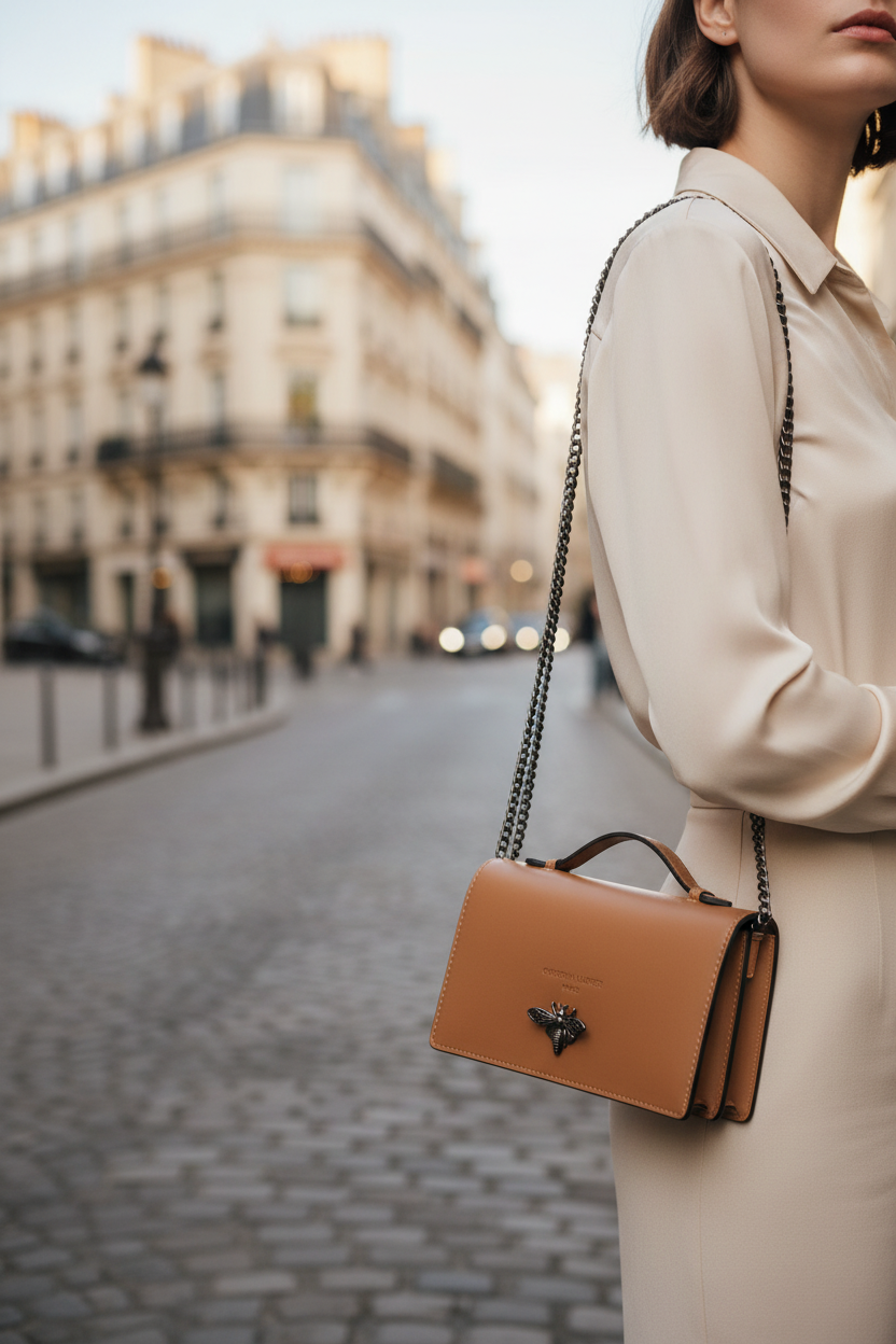 Bolso Bandolera Stacy - Camel