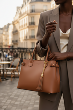 Bolso de Mano Anita - Camel