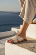 Sandales Lanruen - Ivory Croco
