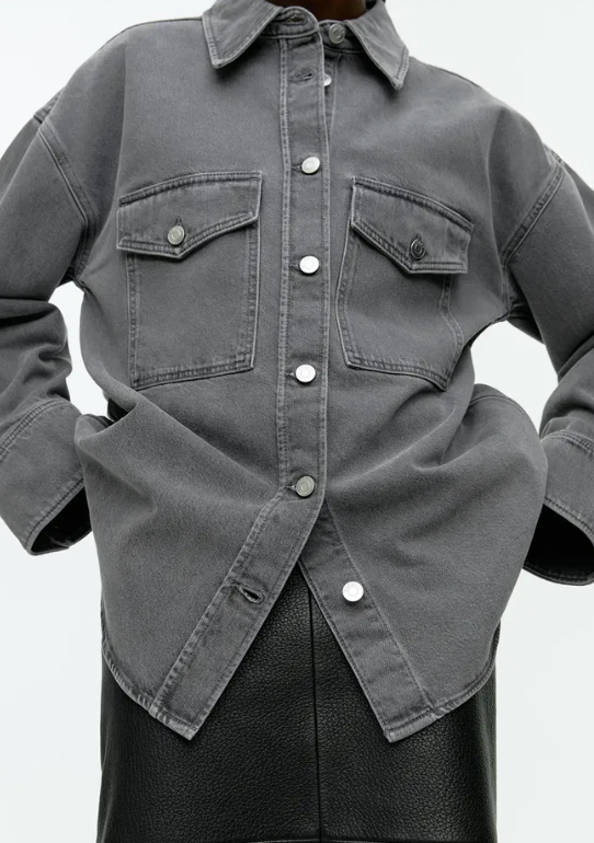 Camicia Hockey - Grigio