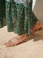 SANDALIAS PLANAS CATHERINE ORO PETITE MENDIGOTE