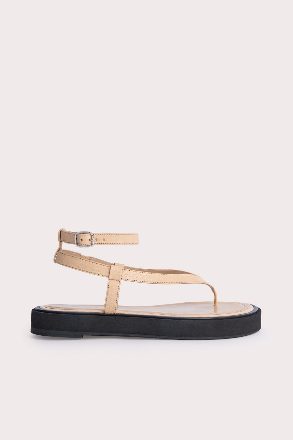 Cece Grained Leather Sand Shoes