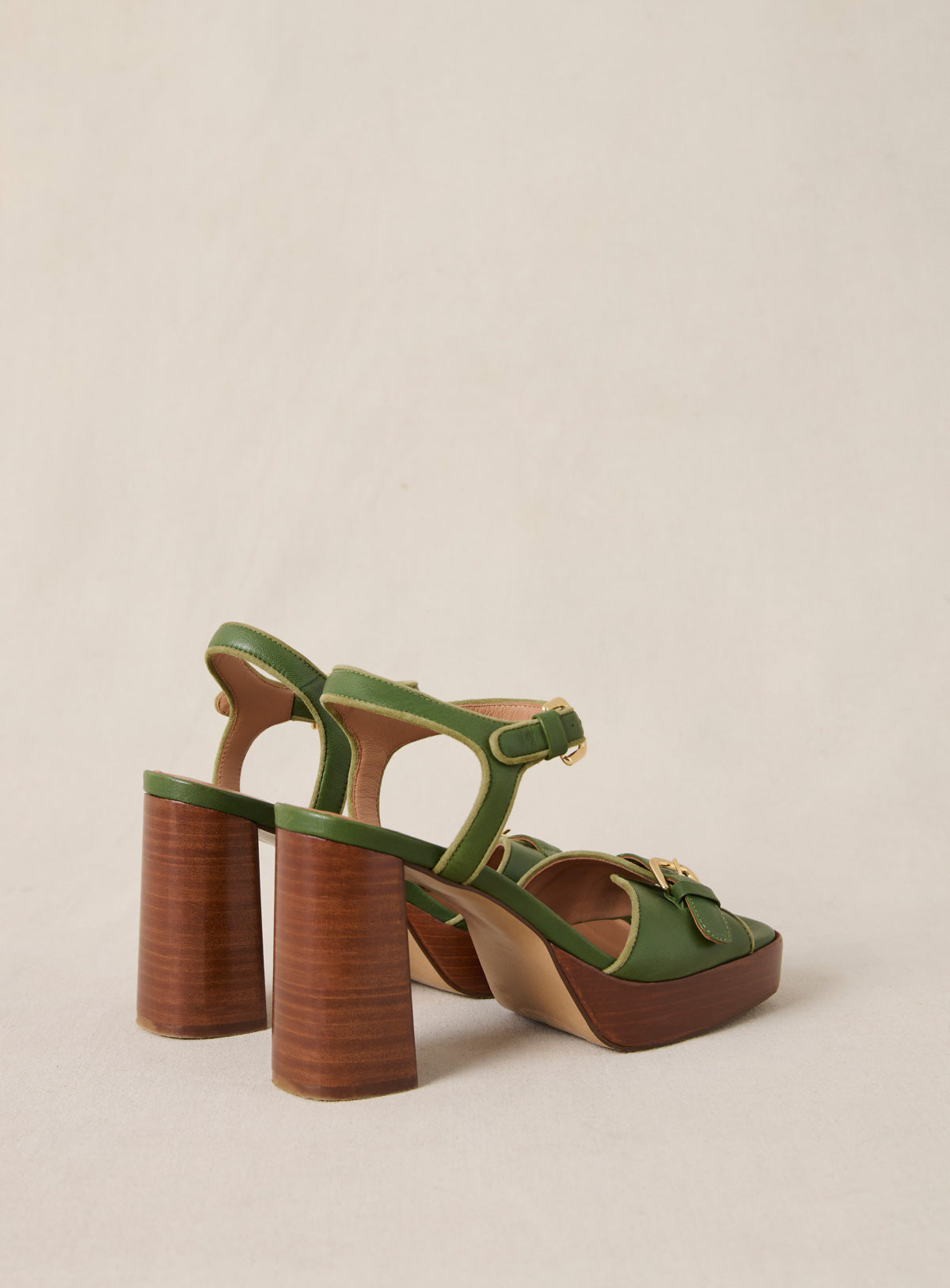 Sandalias Tacón Celeste - Cactus