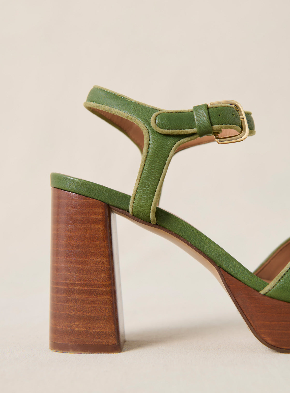 Sandalias Tacón Celeste - Cactus