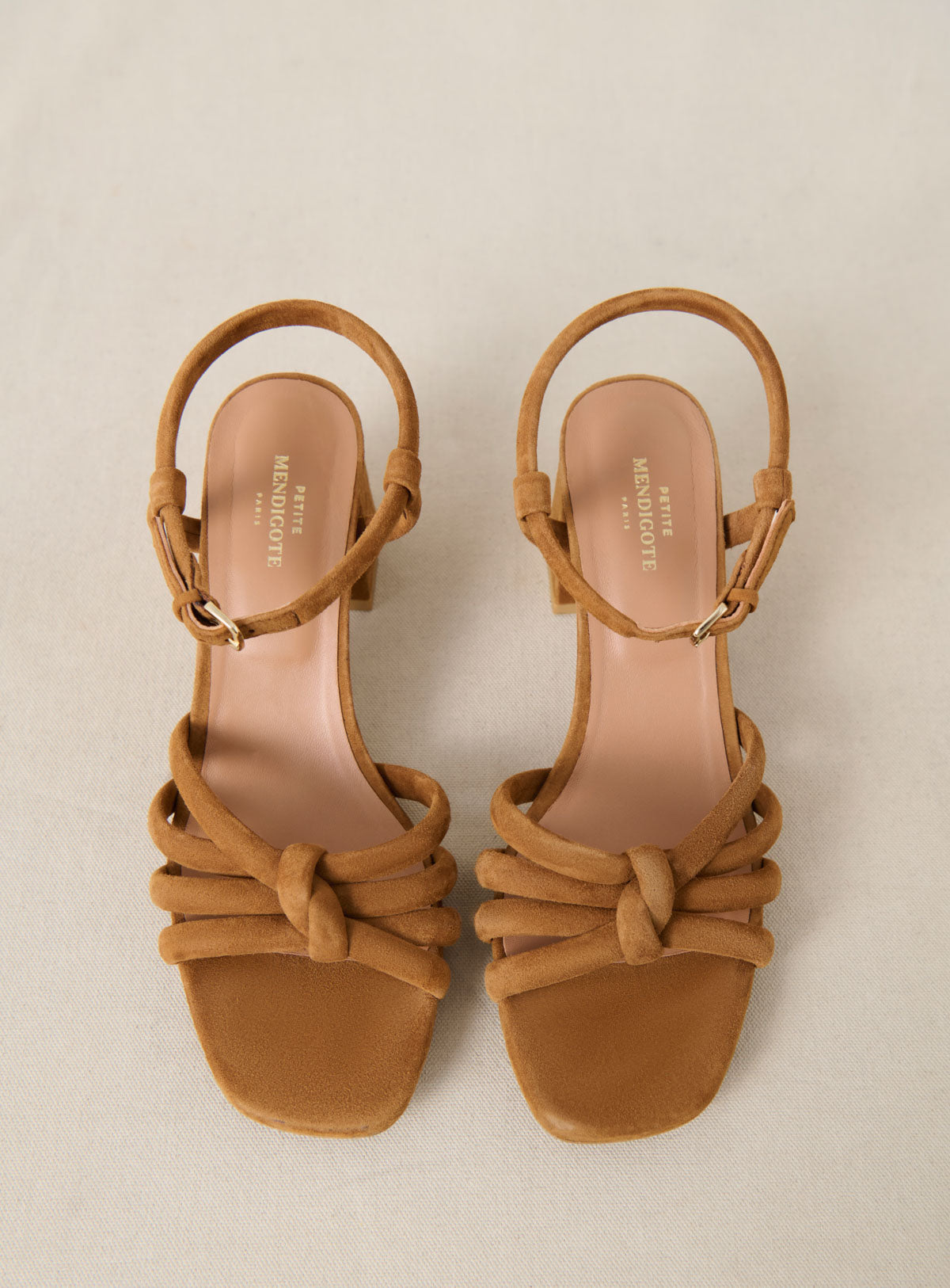 Sandalias de tacón Cesar - Natural