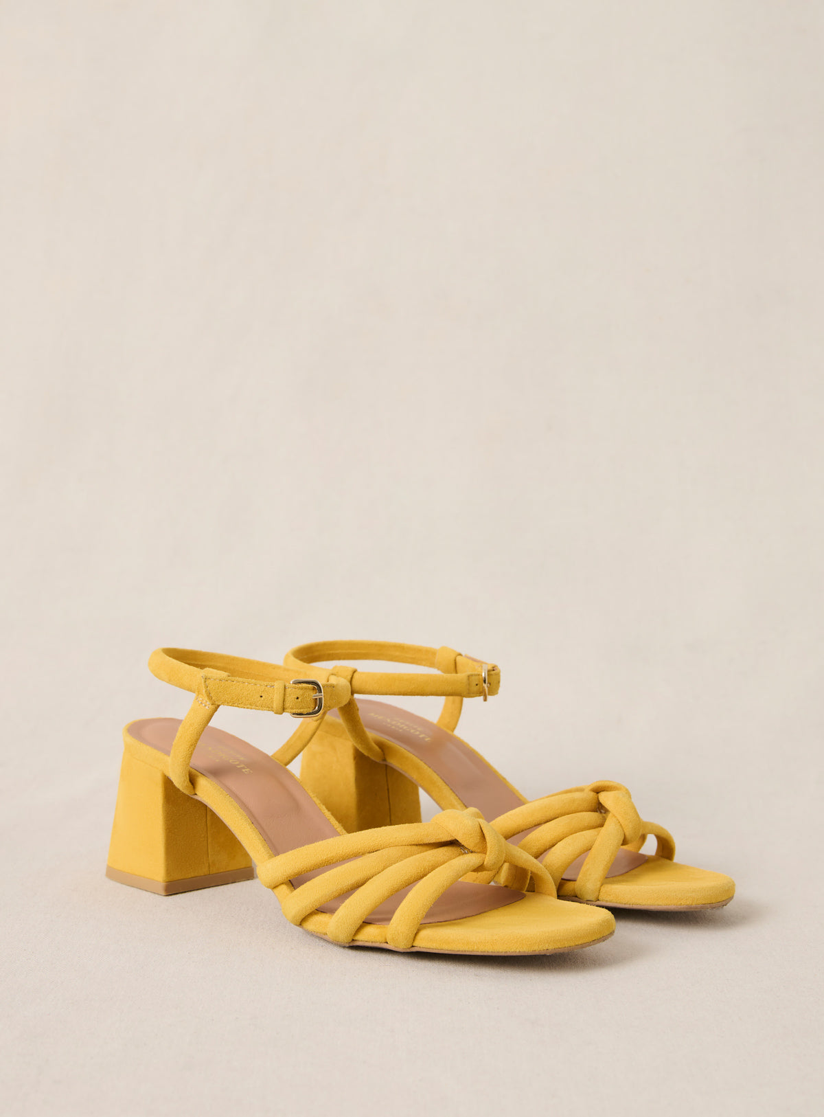 Sandalias Tacón Cesar - Ocre