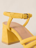 Sandalias Tacón Cesar - Ocre