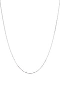 Chaine En Or Blanc 375/1000 43Cm