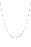 Chaine En Or Blanc 375/1000 43Cm - Or Blanc 375/1000