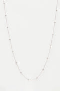 Ball chain in 375/1000 White Gold 43cm