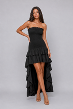 Livi Dress - Black Embroidery