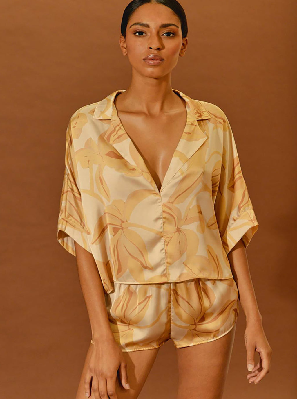 Chemise Honey Pearly Flowers