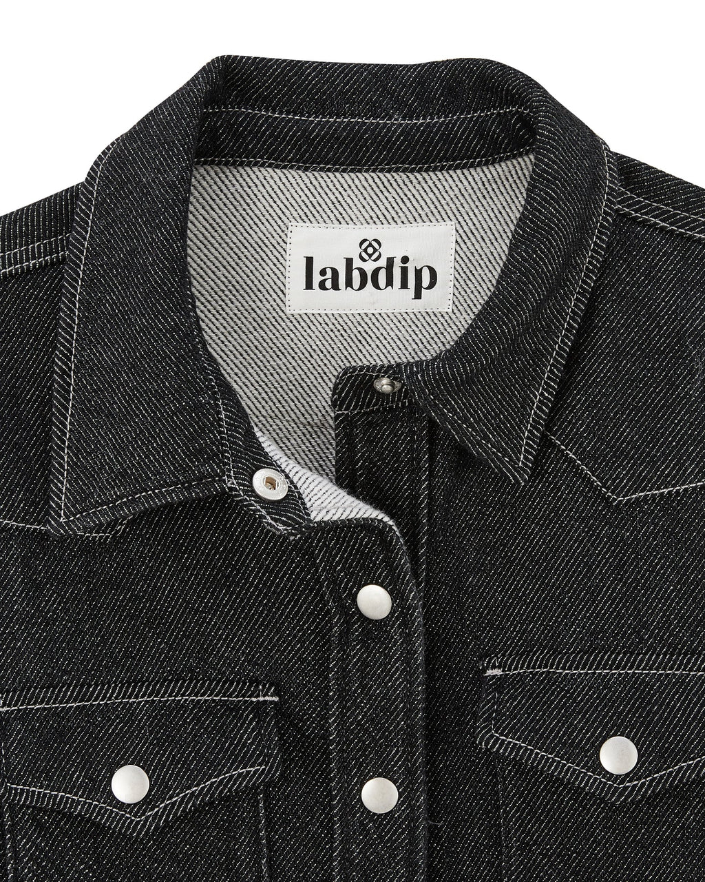 DALIA DENIM 3D DARK GRAY Labdip shirt