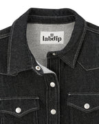 DALIA DENIM 3D DARK GRAY Labdip shirt