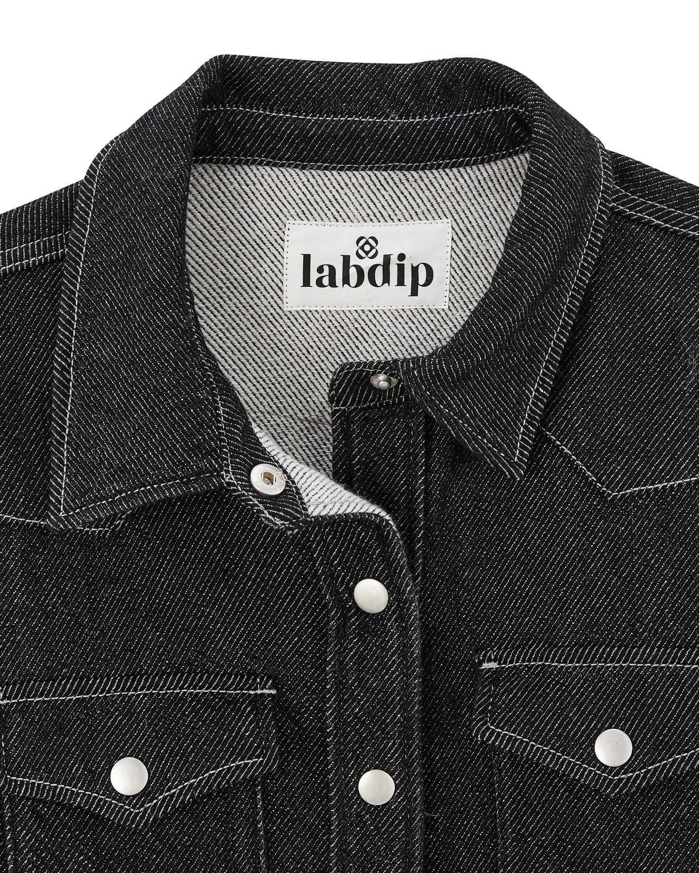 DALIA DENIM 3D DARK GRAY Labdip shirt