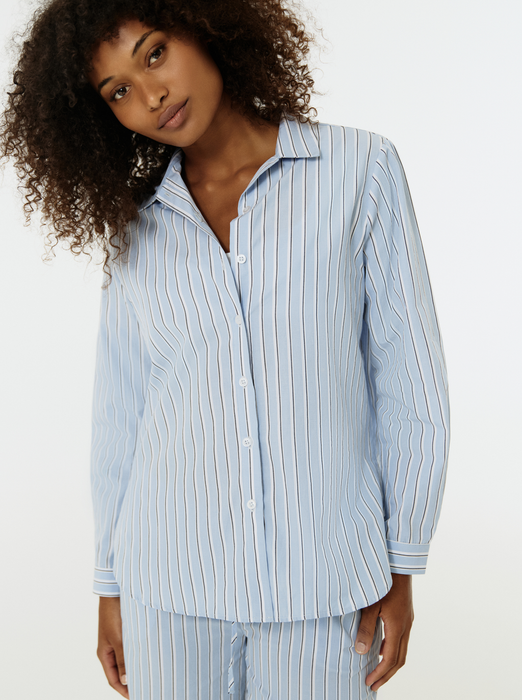 Camisa Rayas Azules