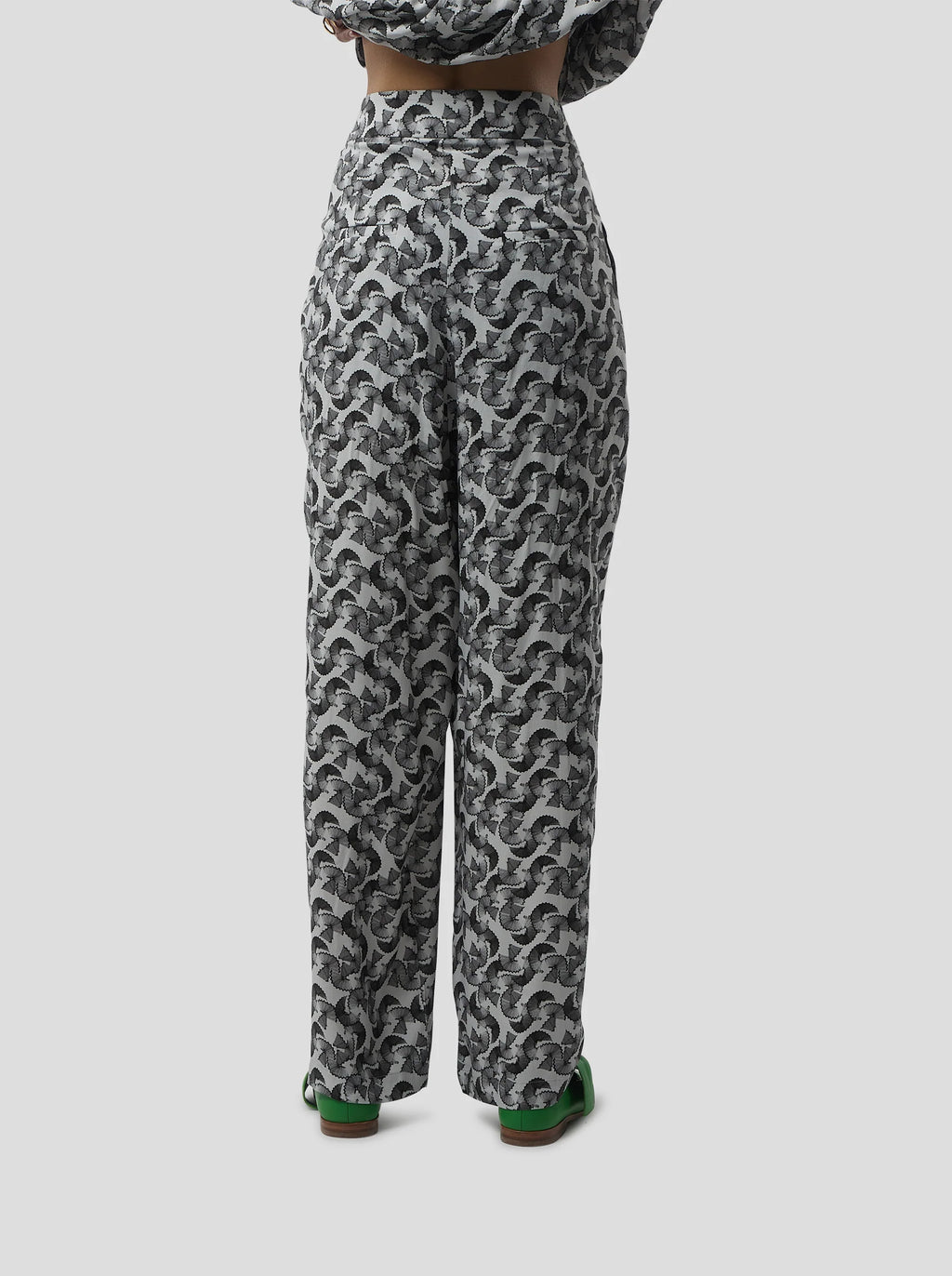 Pantalon Sakis In Lead Shavings Print