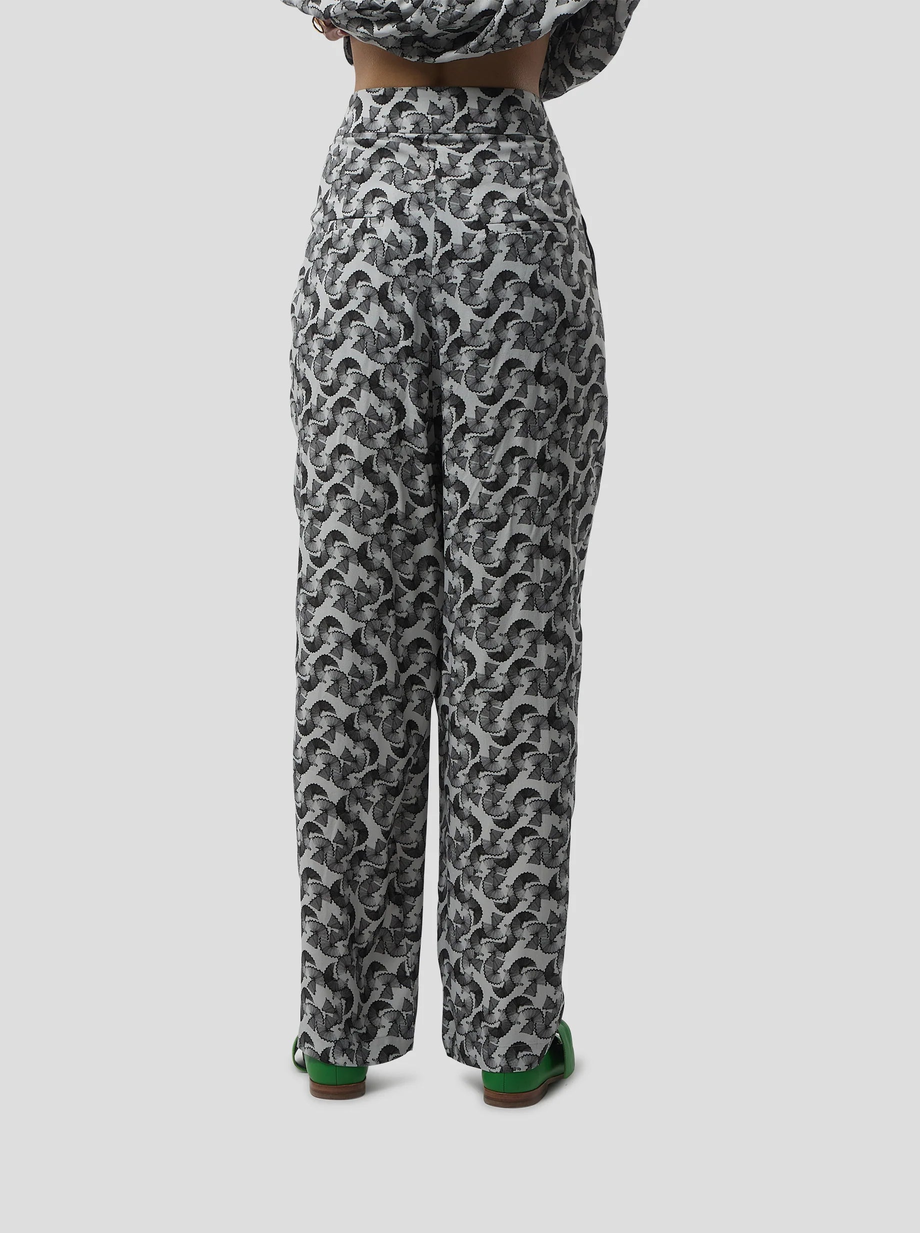 Pantalon Sakis In Lead Shavings Print