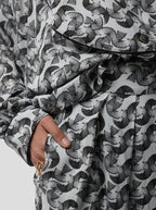 Tasman Shirt in Lead Shavings Print