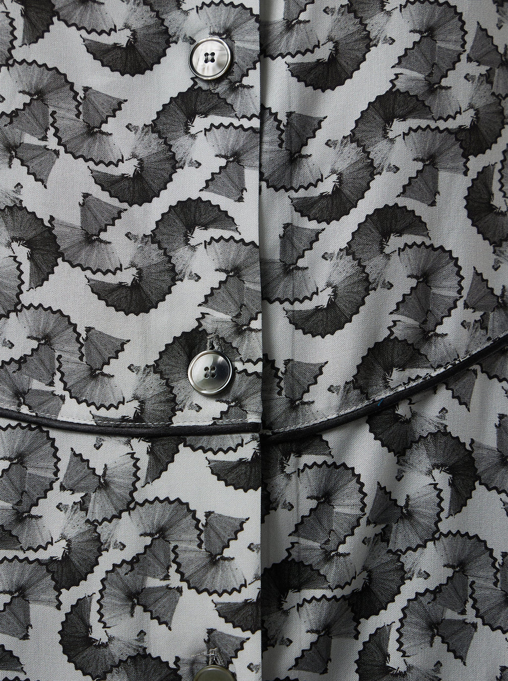 Tasman Shirt in Lead Shavings Print