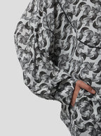 Tasman Shirt in Lead Shavings Print