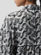 Tasman Shirt in Lead Shavings Print