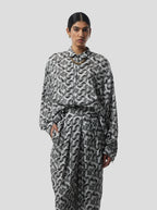 Pantalon Sakis In Lead Shavings Print