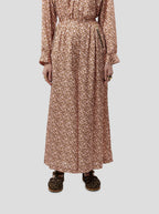 Doll Trousers in Powder Messy Dots Print