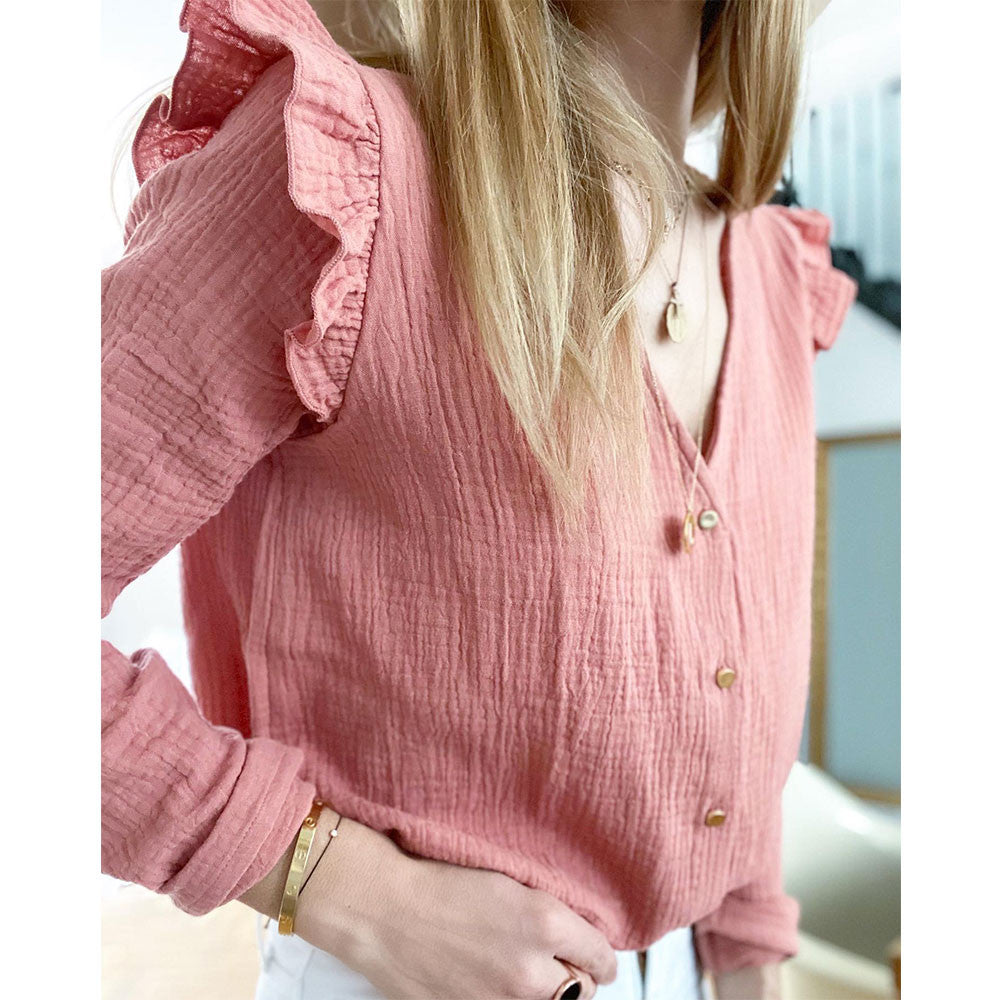 Wild Rock Shirt - Terracotta