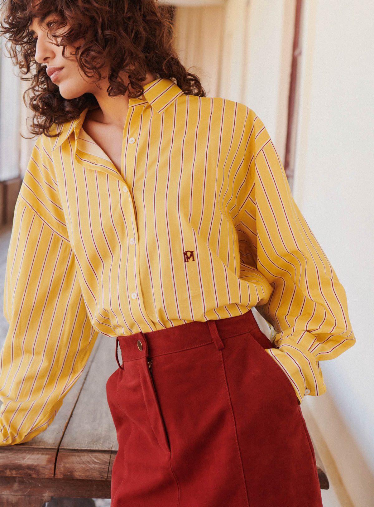 Camisa Tomy - Ladrillo