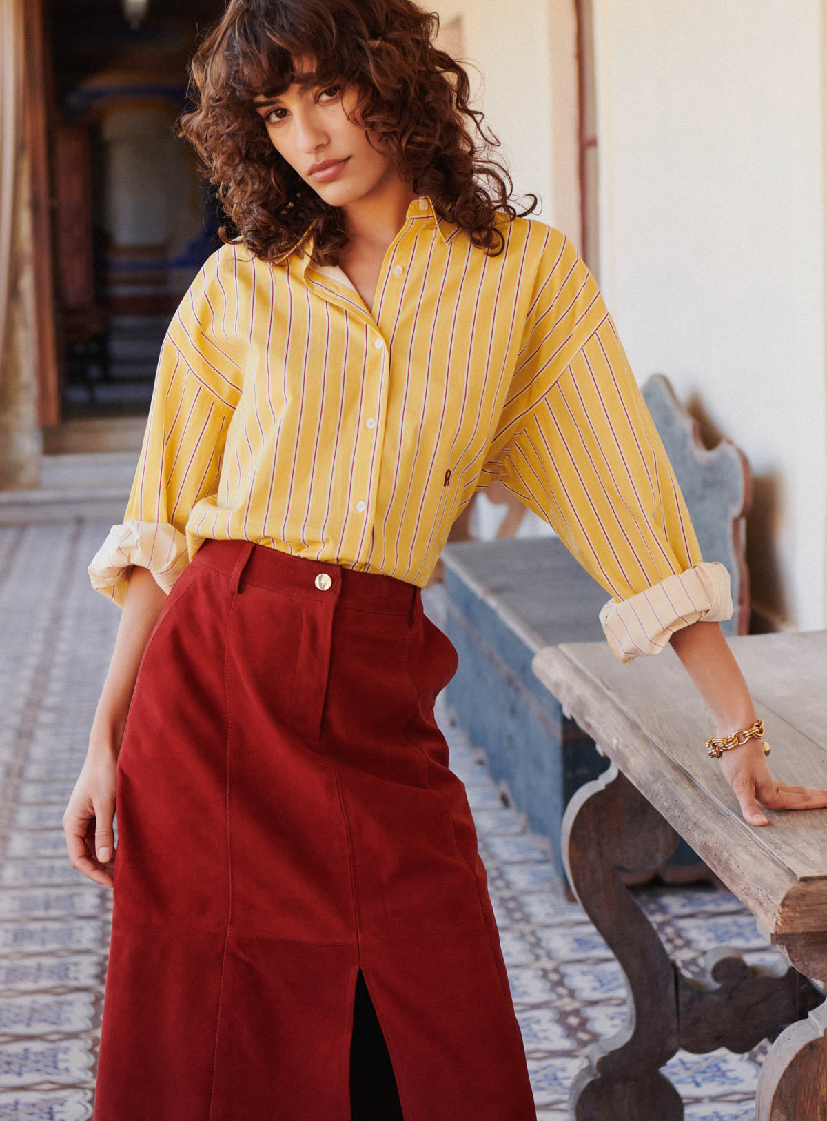 Camisa Tomy - Ladrillo