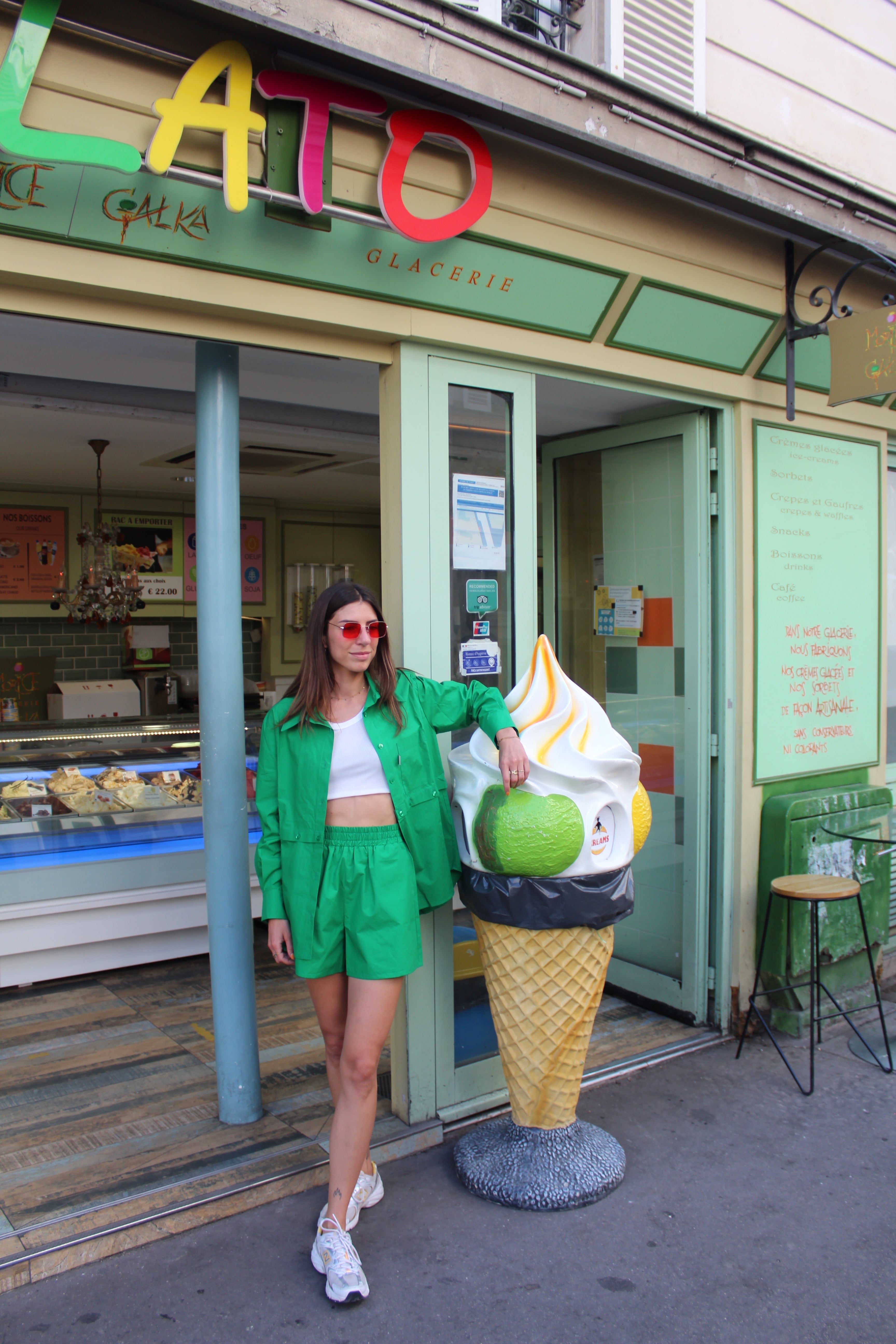 Chemise 2 En 1 Verte - Chiara